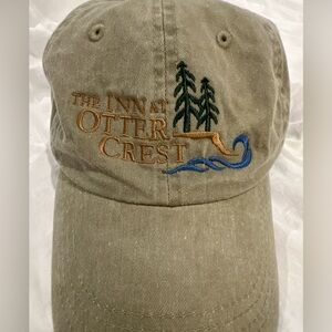 The Inn at Otter Crest baseball cap embroidered logo, 100% cotton, Oregon Coast